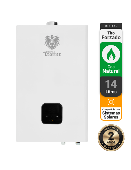 Calefont Albin Trotter 14 Litros Tiro Forzado Gas Natural