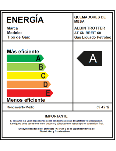 Encimera AT-XN Breit 60