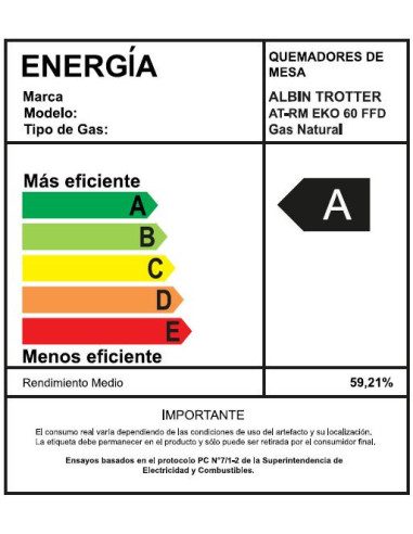 Encimera AT-RM Eko 60 FFD