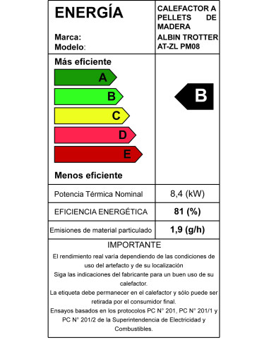Estufa a Pellet Ecoflame 8