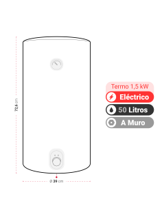 Termo AT-WB 50 Litros 1,5 kW 2