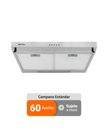 Campana AT-XN Rein 60 2 Motores Inox