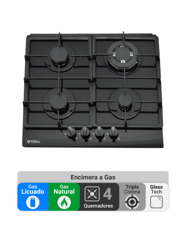 Encimera AT-XN Gas on Glass Kassel FFT FFD