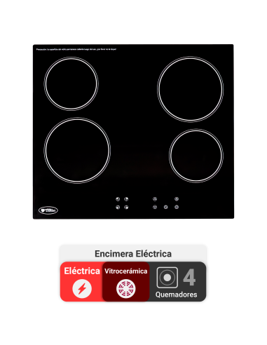 Encimera AT-E XN Glaskeramik Touch 4P