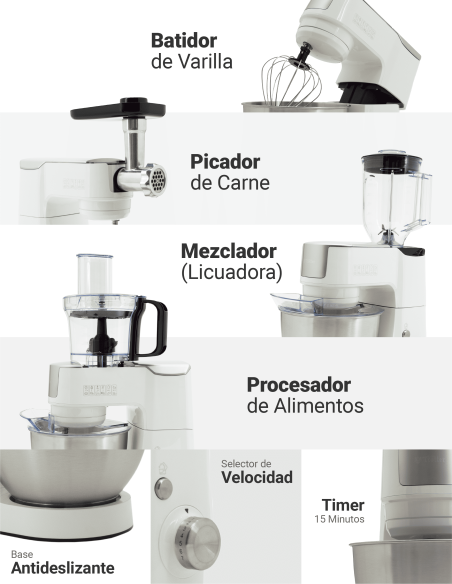 Centro de Cocina AT-MD Küche 4.5 Litros