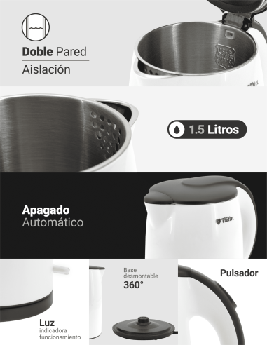 Hervidor AT-MD Dampf 1
