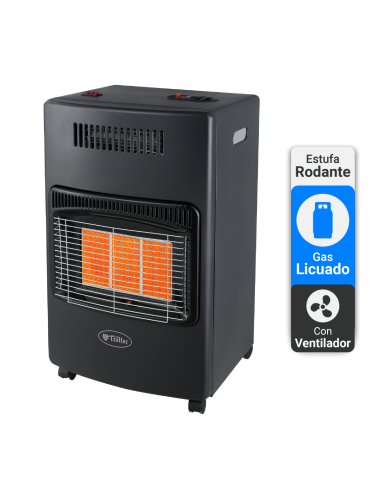 Estufa Rodante A Gas Albin Trotter Hybrid Pro...