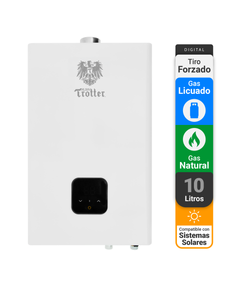 Calefón ATMD 10 Litros Tiro Forzado Digital