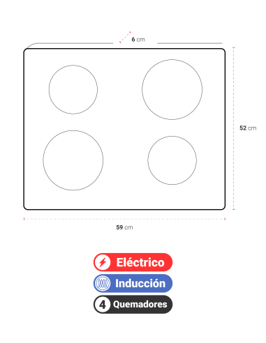 Kit Cocina Sky Twin Induktion Isla