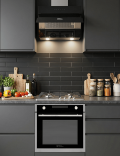Kit Cocina Sky Twin Black 2